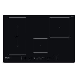 HB 0577B NE - Piano cottura induzione, 77 cm, 4 zone, funzione Combi Duo, Active Cook, controlli touch, Nero