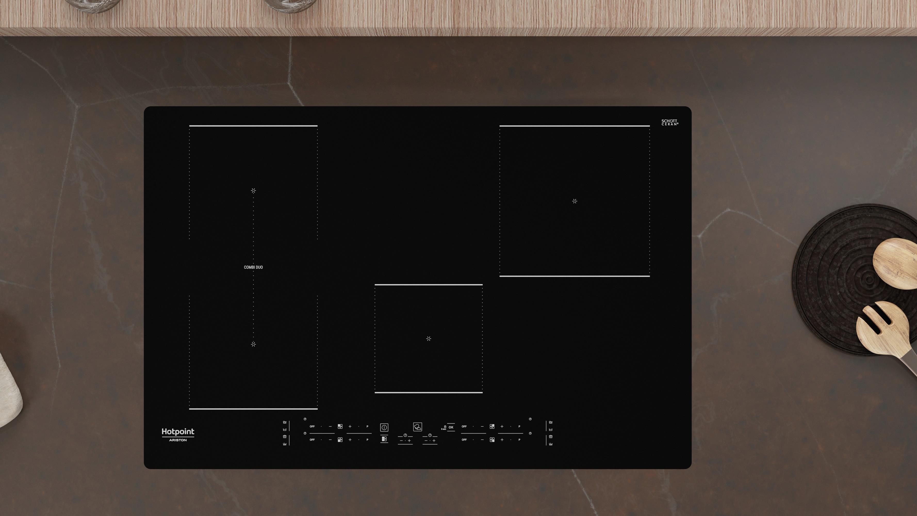 Hotpoint HB 0577B NE Piano Cottura ad Induzione 4 Zone 77 | Yeppon