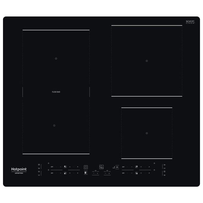 Hotpoint HB 3160C NE Piano Cottura ad Induzione 4 Zone 59 cm Nero