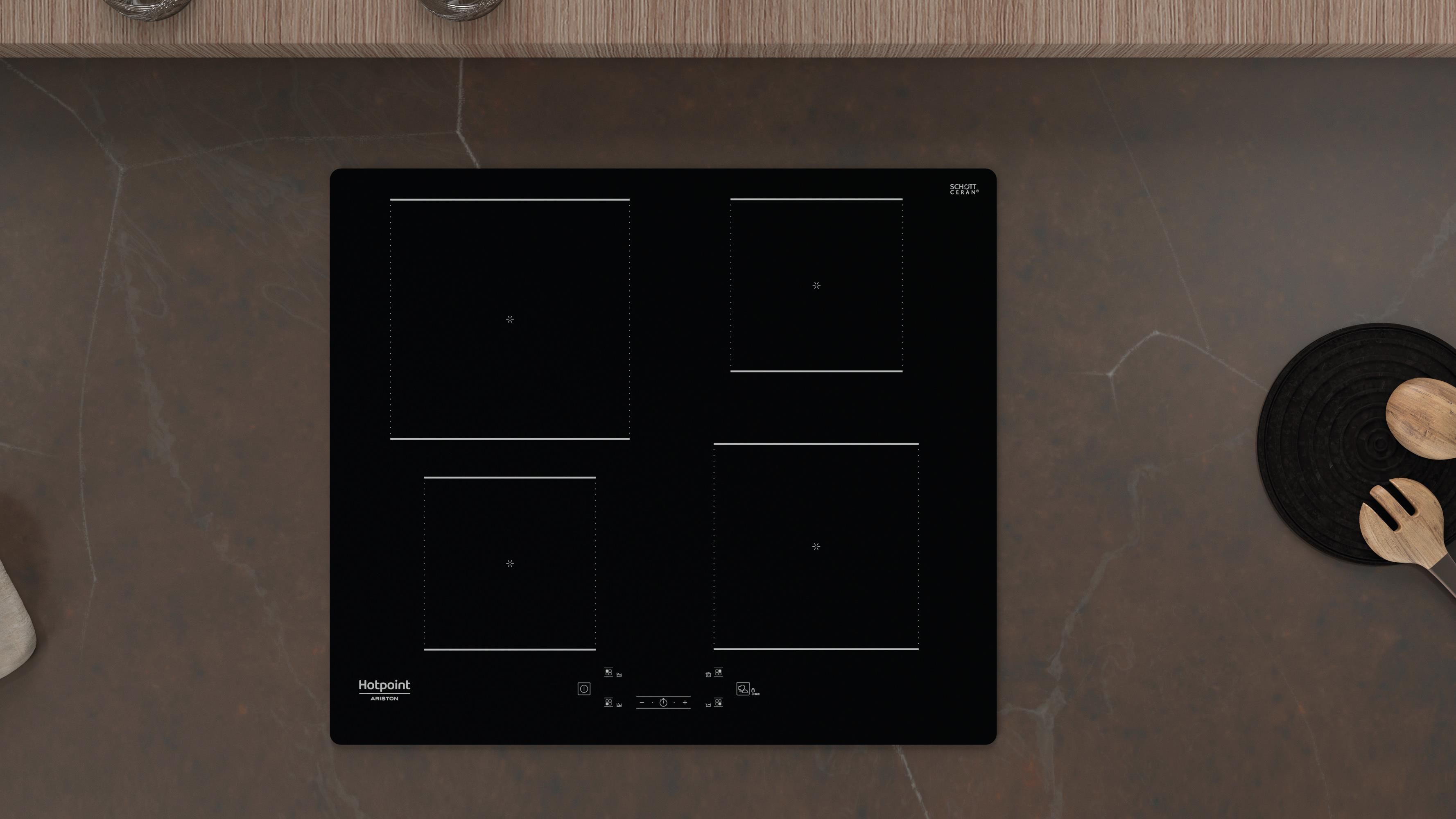 Hotpoint HQ 5660S NE Piano Cottura ad Induzione 4 Zone 60 | Yeppon
