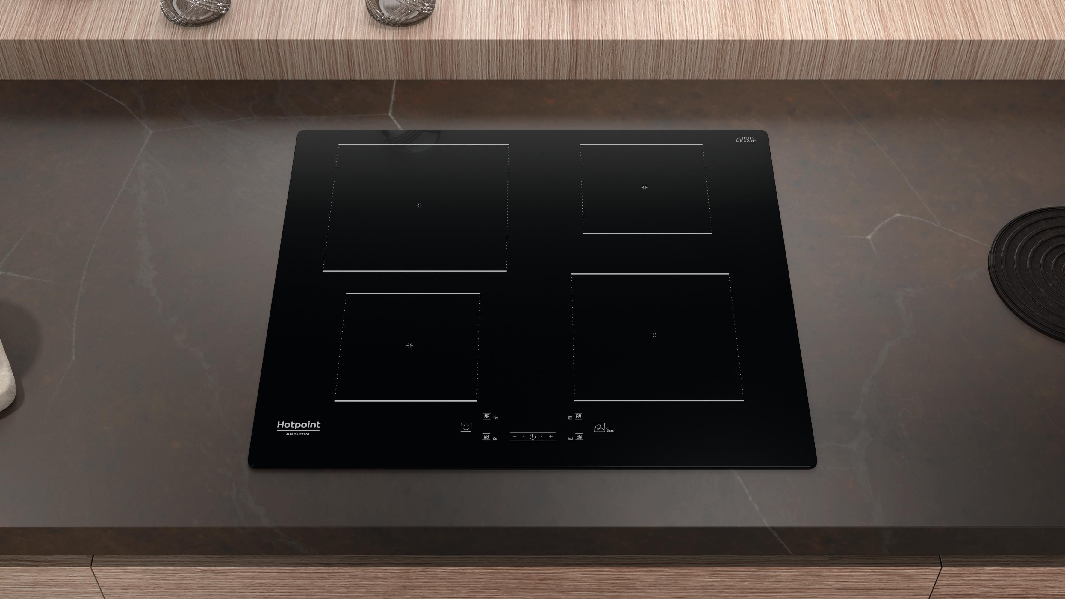 Hotpoint HQ 5660S NE Piano Cottura ad Induzione 4 Zone 60 | Yeppon