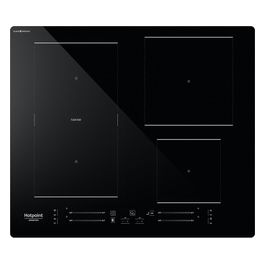 HS4960CCPNE Piano cottura a induzione da incasso in vetroceramica 4 fuochi 60 zona Flex cm nero