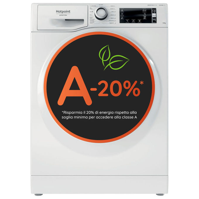 Hotpoint, Lavatrice 10kg, Classe A, 1400 Giri, NBT1048WDAIT