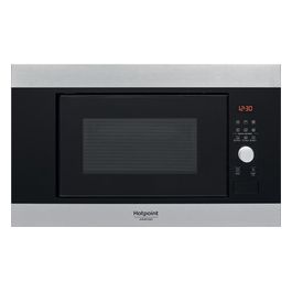 MF20G IX HA Microonde con Grill Capacità 20 Litri Potenza 800W Apertura con pulsante a bandiera Auto Cook Scongelamento Nero/Acciaio Inox