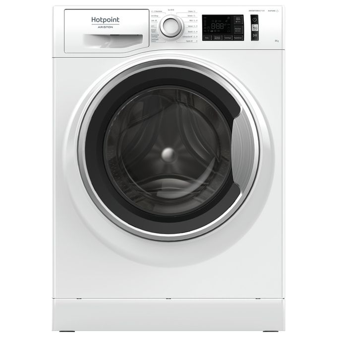 Hotpoint NR548GWSA IT N Lavatrice Carica Frontale Vapore igienizzante Partenza ritardata Active Care Classe Energetica B Capacita' di carico 8 Kg Centrifuga 1400 Giri/min Motore Inverter