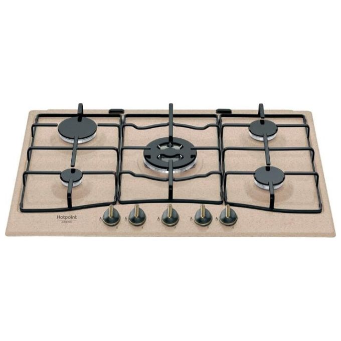 [RICONDIZIONATO] Hotpoint PC 750 T (AV) R /HA Piano Cottura 75cm 5 Fuochi a Gas Avena