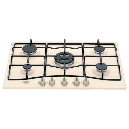 Ariston PCN 750 T (OW) R /HA Piano Cottura a Gas 5 Zone 75 cm Avorio