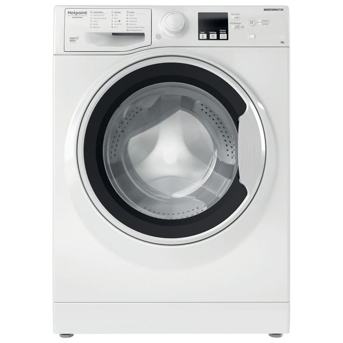 Hotpoint RSSF 624 W IT N – Lavatrice Slim a carica frontale 6 kg, 1200 giri-min, Classe C, profondita' 42 cm, colore Bianco
