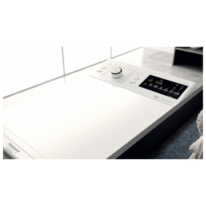 Hotpoint Ariston WMTG722BIT Lavatrice a carica dall'alto cm. 40 - 7 kg -  bianco