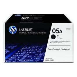 05a Black 2-pack Laserjet Toner