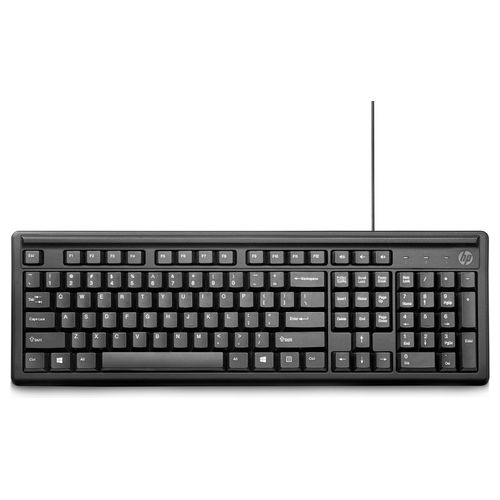 HP 100 Wired Keyboard Tastiera Usb Nero