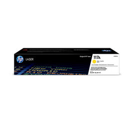 Toner 117A W2072A Cartuccia Originale da 700 Pagine Compatibile LaserJet Serie 150 e Toner Color Laserjet Serie MFP 170, Giallo