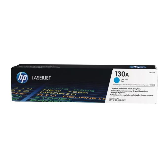 Image of Hp 130a Cyan Laserjet Toner Cartridge