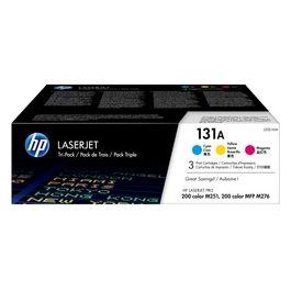 131A Confezione da 3 giallo, cyan, magenta originale LaserJet cartuccia toner ( U0SL1AM )