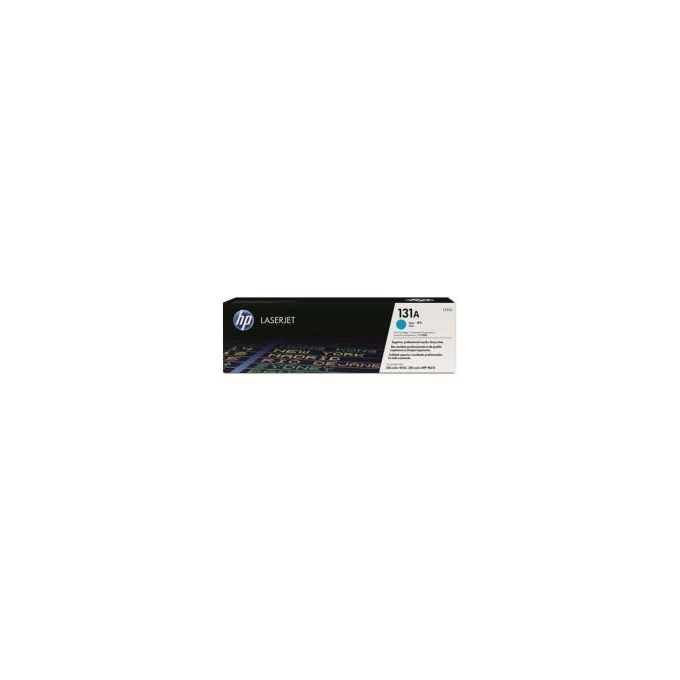 Image of HP 131A CF211A, Cartuccia Toner Originale, 1.600 Pagine, per Stampanti Laserjet Serie Pro M251 e M276 MFP, Ciano