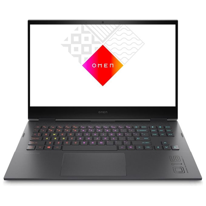 HP 16-c0034nl Notebook Gaming, Processore AMD Ryzen 7 5800H, Ram 16Gb, Hdd 1Tb SSD, Display 16.1'', AMD Radeon RX 6600M 8GB, Windows 11 Home
