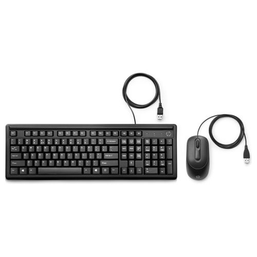 HP 160 Tastiera e Mouse Usb Nero