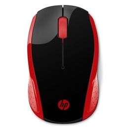 HP 200 Mouse Wireless, Rosso Imperatrice