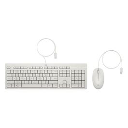 225 Wired Mouse e Tastiera Combo Bianco