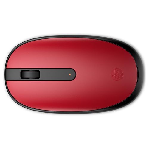 HP 240 Mouse Empire Wireless, Sensore Ottico da 1600 DPI, Bluetooth 5.1, 3 Pulsanti, Rotella di Scorrimento, Impugnatura Pratica e Funzionale, Elegante Design Ambidestro, Windows 11, Rosso
