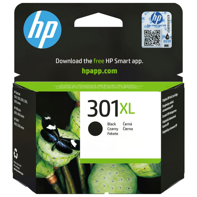 HP Cartuccia originale inchiostro nero ad alta capacità 301XL