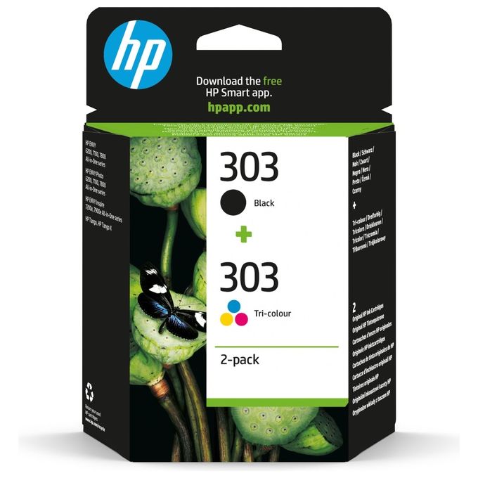 Image of HP 303 Cartuccia Inchiostro Combo 2-Pack Nero-Ciano-Magenta-Giallo