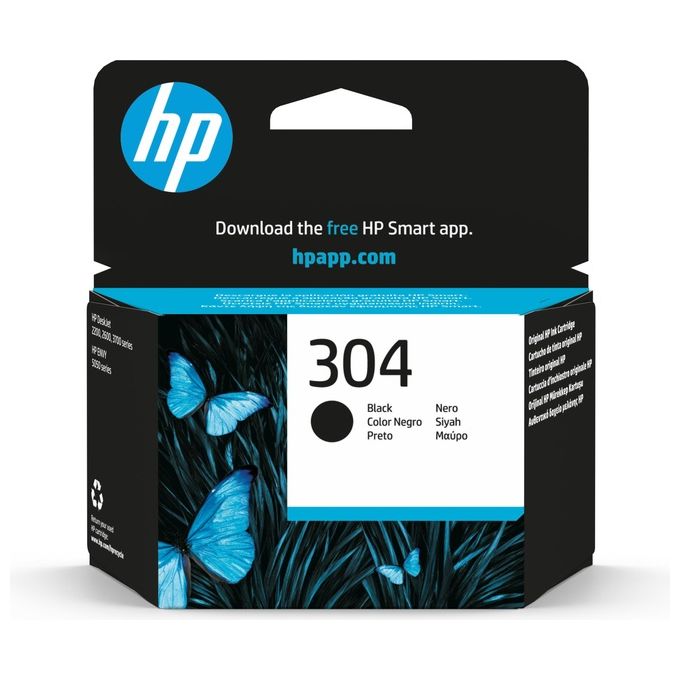 Image of HP N9K06AE 304 Nero Cartuccia originale per Deskjet 3720, 3730