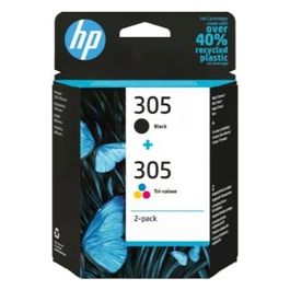 305 2-Pack Tri-color/Black Original Ink Cartridge Cartuccia d'Inchiostro 2 Pezzi Originale Resa Standard Nero Ciano/Magenta/Giallo