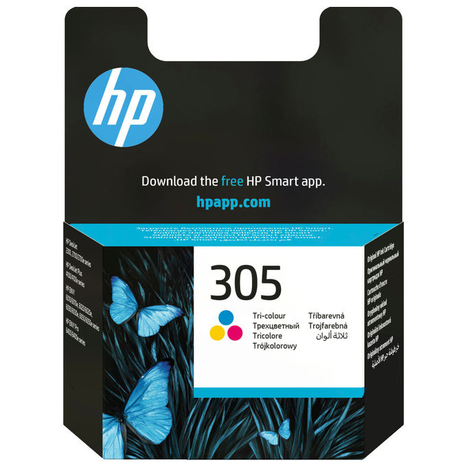 HP 3YM60AE#UUQ 305 Cartuccia Inchiostro Originale Tricolore 2 ml 100 Pagine