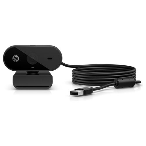 53X26AA 320 Webcam FHD 1080p USB-A Grandangolare Microfono Integrato Copriobiettivo colore Nero