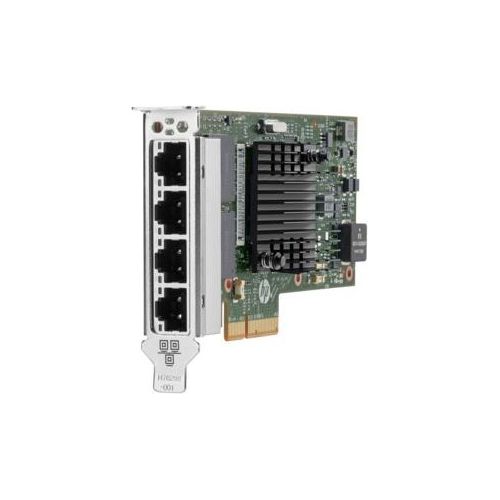 HP 366T Adattatore di rete PCIe 2.1 x4 profilo basso Gigabit Ethernet x 4 per ProLiant DL360 Gen10, DL580 Gen10, ML110 Gen10, ML30 Gen9, XL450 Gen10