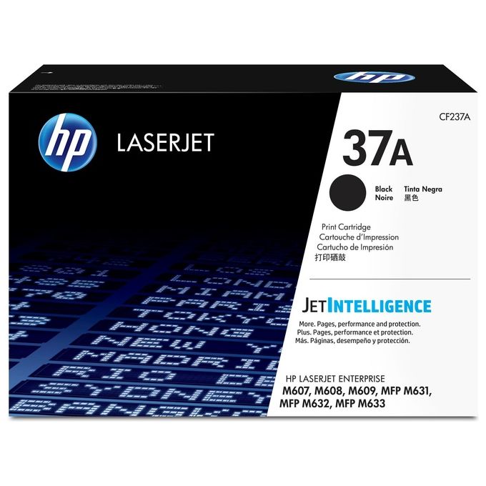 HP Toner 37a Nero per Stampanti Laser Alta Qualita' e Prestazioni Ottimali