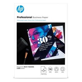 3VK91A Carta Inkjet A4 Lucida 150 Fogli Bianco