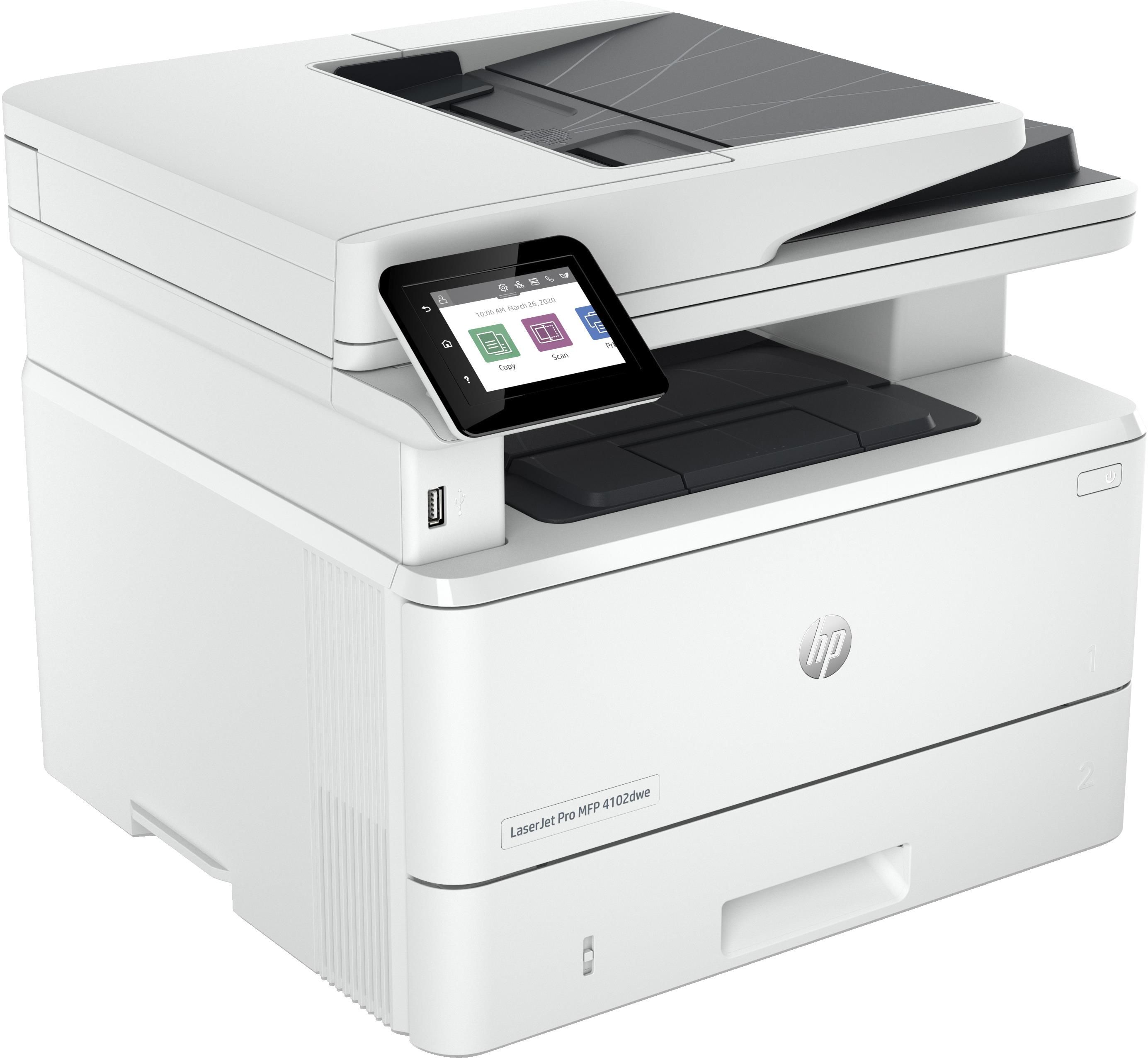 HP 4102dwe LaserJet Pro Stampante Multifunzione Bianco e