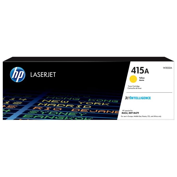 HP W2032A LaserJet 415A Toner Originale Resa Standard 2100 pagine colore Giallo
