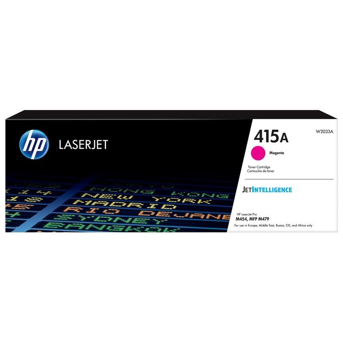 HP W2033A LaserJet 415A Cartuccia Toner Originale Resa Standard 2100 pagine colore Magenta