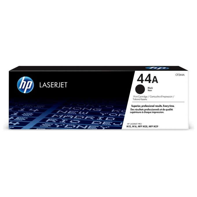 Image of HP 44A CF244A Cartuccia Toner Originale, Compatibile con Stampanti HP LaserJet Pro M15, M28f e MFP M28w, Nero
