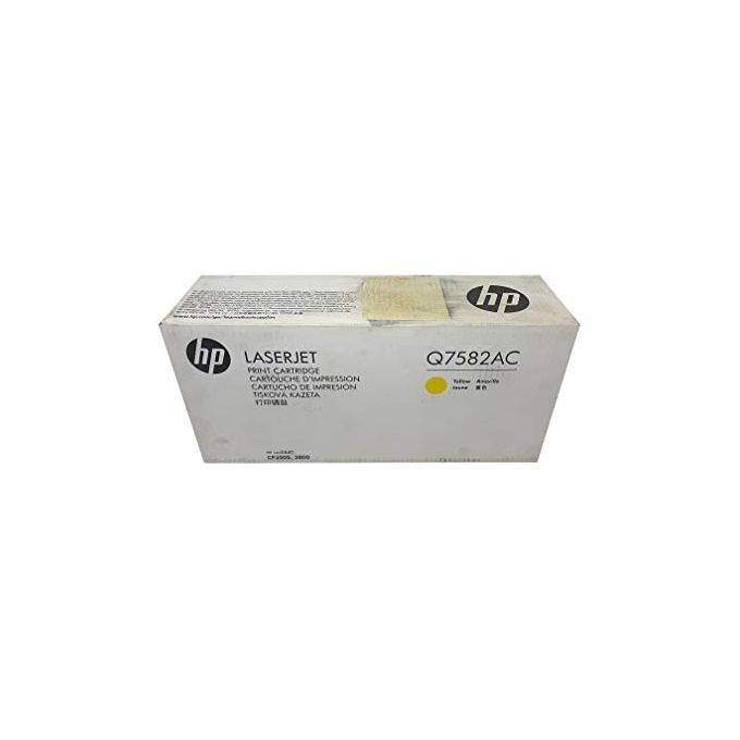 Image of HP 503A Giallo originale LaserJet toner ( Q7582A ) Contract per Color LaserJet 3800, 3800dn, 3800dtn, 3800n, CP3505, CP3505dn, CP3505n, CP3505x