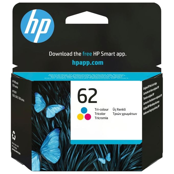 HP C2P06AE Cartuccia Inkjet Originale Tricolore Ciano Magenta Giallo Resa Standard 165 Pagine 4,5 ml HP Envy OfficeJet colore Tricolore