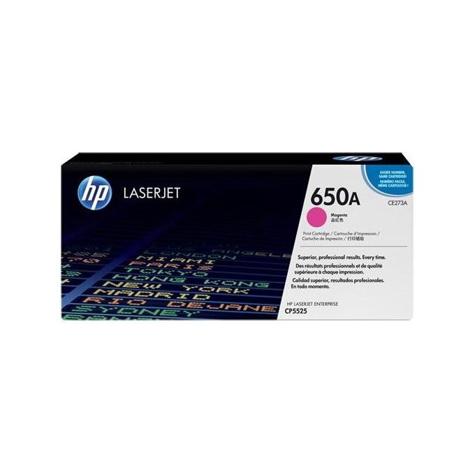 HP 650A Magenta originale cartuccia toner ( CE273AC ) Contract per Color LaserJet Enterprise CP5520, CP5525, M750