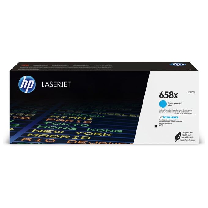 HP 658x Toner Originale Ciano