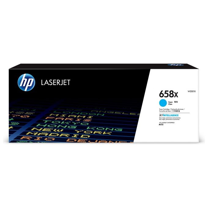 HP 658x Toner Originale Ciano