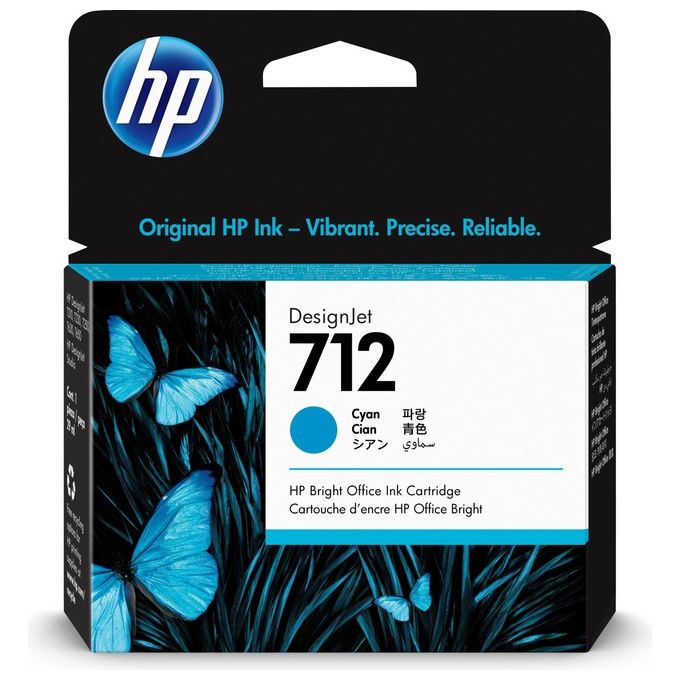 Image of HP 712 Cartuccia Originale Ciano