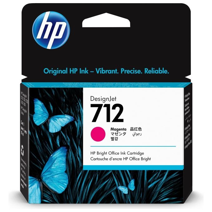 Image of HP 712 Cartuccia Originale Magenta 1 pezzo(i)
