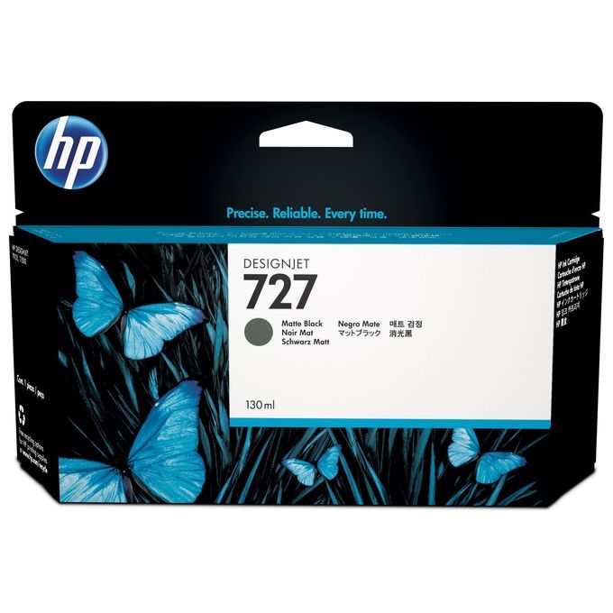 immagine di Hp 727 cartuccia inkjet nero opaco 130ml per designjet t 1500 / designjet t 920 / designjet t 1500 ps / designjet t 920 ps