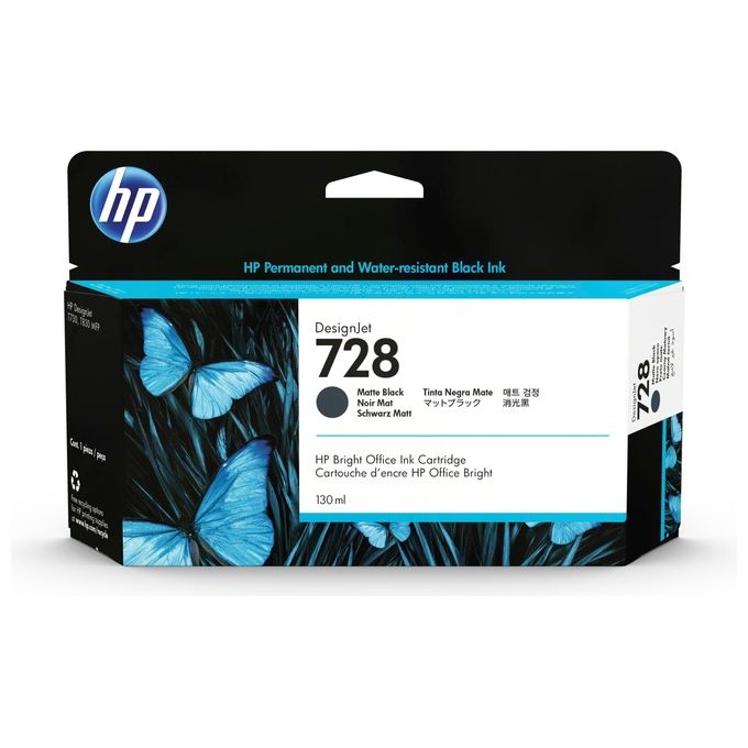 Image of HP 728 Cartuccia Originale Resa Standard Nero Opaco