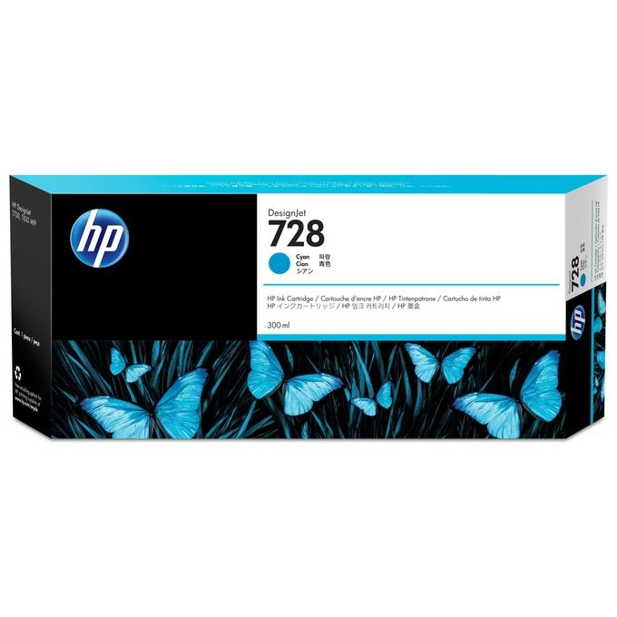 Image of HP 728 Cartuccia Originale Inchiostro Ciano