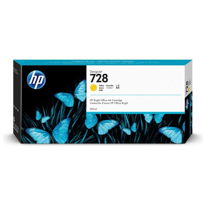 Image of HP 728 Cartuccia Originale Inchiostro Giallo