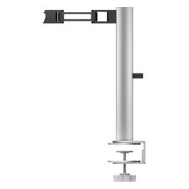 762U0AA Supporto da Tavolo per Tv a Schermo Piatto 80 31.5" Nero/Argento Scrivania