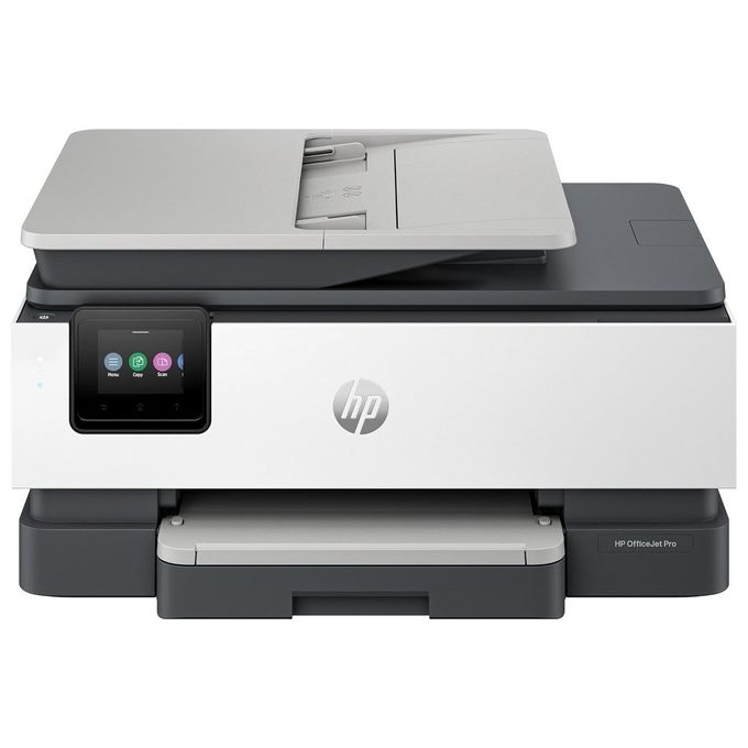 Image of HP OfficeJet Pro 8135e 40Q47B, Stampante Multifunzione a Getto d'Inchiostro A4 a Colori, Fronte e Retro Automatico, 20 ppm, Wi-Fi, HP Smart, 3 Mesi di Inchiostro Instant Ink Inclusi con HP+, Grigia